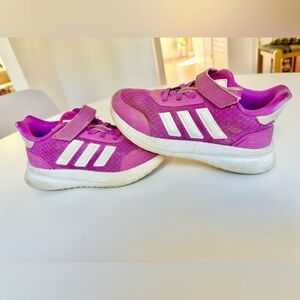 Adidas Kids fortarun Sneakers in Vibrant Purple and White Sz 13